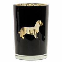 B-living Windlicht 'Teckel Silhouette' (Large, 18cm)