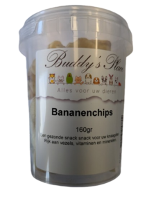 Bananen chips 160gr