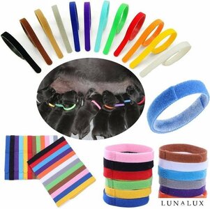 Puppy halsbandjes - Puppy ID - Puppy collars - 12 stuks - mt S
