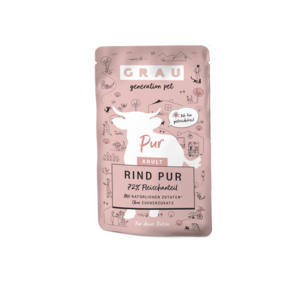 Grau kat natvoer rund pouche 125gr