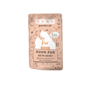 Grau kat natvoer kip pouche 125gr