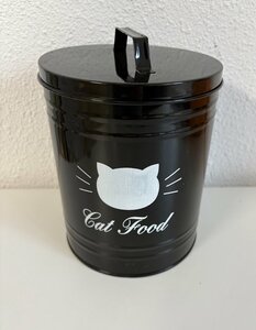 kat food voorraadbus zwart 