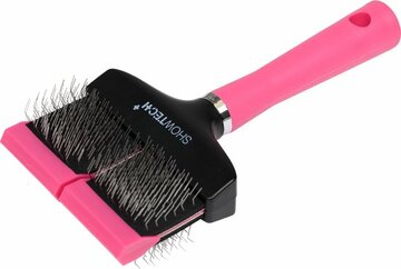 Show Tech -  hondenborstel-Flex Groom Professionele Slicker-roze